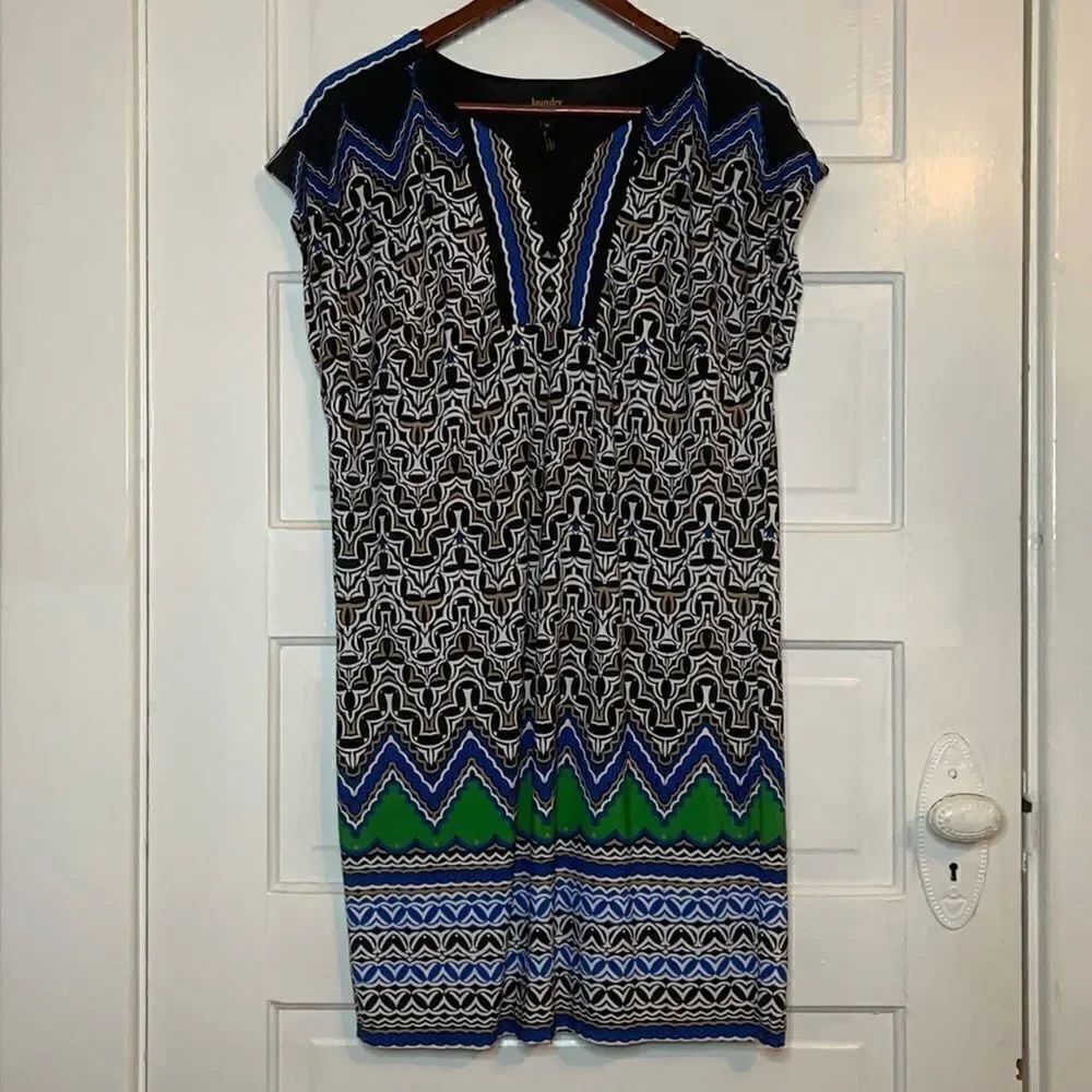 Laundry Shelli Segal Pullover Capped Sleeve Dress